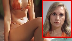 Misty Roberts, moteris su bikiniu (asociatyvi nuotr.)