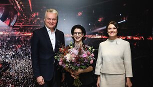 Gitanas Nausėda, Asmik Grigorian, Diana Nausėdienė