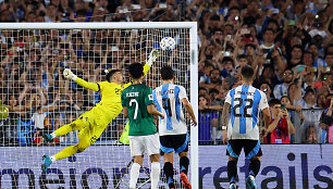 Bolivijos rinktinės vartininkas Guillermo Viscarra