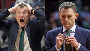 &Scaron;arūnas Jasikevičius ir Martinas Schilleris