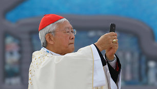 Honkonge suimtas katalikų kardinolas ir dar keli asmenys