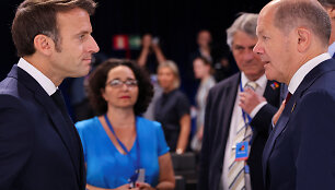 Emanuelis Macronas ir Olafas Scholzas