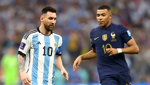 Kylianas Mbappe ir Lionelis Messi