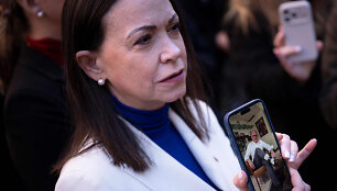  Maria Corina Machado  / BRENDAN SMIALOWSKI / AFP