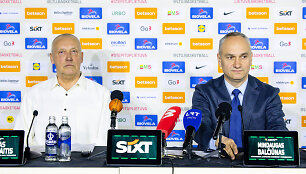 Rimas Kurtinaitis ir Mindaugas Balčiūnas