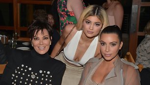 Kris Jenner, Kylie Jenner ir Kim Kardashian