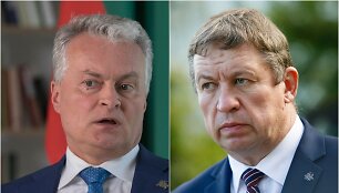 Gitanas Nausėda ir Raimundas Karoblis