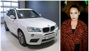 Simona Nainė parduoda savo BMW X3