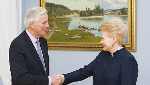 Michelis Barnieris ir Dalia Grybauskaitė