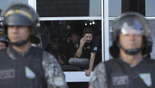 Brazilijoje protestuotojai užėmė Teisingumo ministeriją