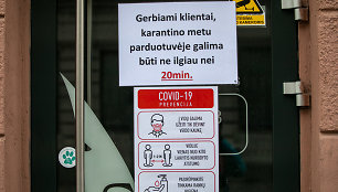 Covid-19 prevencija parduotuvėje