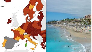 Sergamumas COVID-19 Europos &scaron;alyse. Lapkričio 18 d.