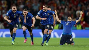 „Euro 2020“ pusfinalis: Italija – Ispanija