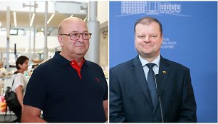 Visvaldas Matijošaitis ir Saulius Skvernelis