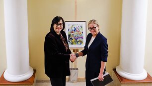 Laura Montvilaitė bei &scaron;vietimo / &Scaron;MSM nuotr.