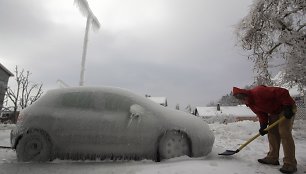 Slovėnija – ledo gniaužtuose.