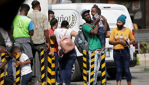 Migrantai Meksikoje