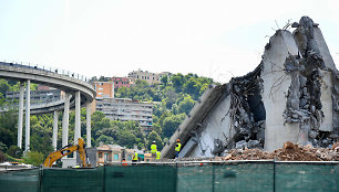 Italijoje minimos pražūtingos viaduko griūties pirmosios metinės