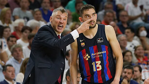 &Scaron;arūnas Jasikevičius ir Toma&scaron;as Satoransky