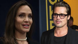 Angelina Jolie ir Bradas Pittas 