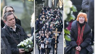 Kęstutis Jakštas, Remigijaus Sabulio laidotuvių akimirka, Doloresa Kazragytė