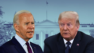 JAV prezidento rinkimai: Joe Bidenas ir Donaldas Trumpas