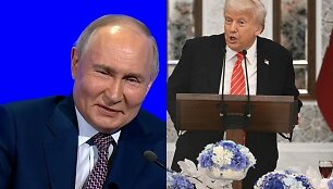 Vladimiras Putinas ir Donaldas Trumpas