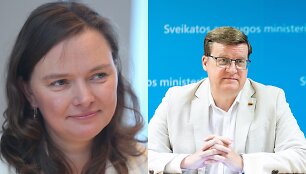 Daiva &Scaron;ukytė ir Linas Slu&scaron;nys