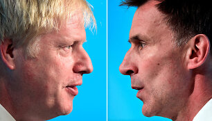 Borisas Johnsonas ir Jeremy Huntas