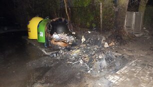 Sudeginti konteineriai