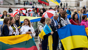 150-asis Ukrainos palaikymo mitingas