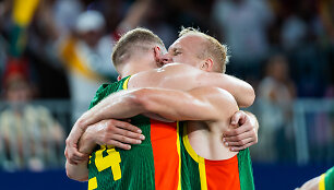 Aurelijus Pukelis ir Evaldas Džiaugys