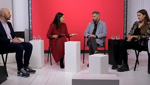 Diskusijos &bdquo;Ką rei&scaron;kia būti LGBT+ &scaron;eima Lietuvoje&ldquo; akimirka