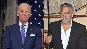 Joe Biden ir George Clooney 