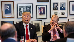 Donaldas Trumpas dienra&scaron;čio &bdquo;The New York Times&ldquo; redakcijoje