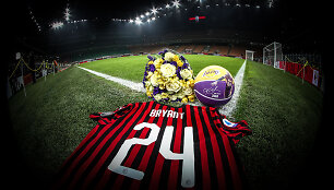 &bdquo;AC Milan&ldquo; klubas pagerbė Kobe Bryantą