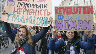 Eitynės Kijeve Tarptautinės moters dienos proga