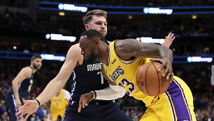 LeBronas Jamesas ir Luka Dončičius