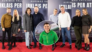 Aurimo Valujavičiaus filmo „Irklais per Atlantą“ premjeros svečiai