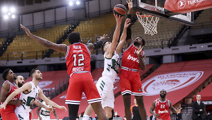 &bdquo;Panathinaikos&ldquo; triumfavo Graikijos derbyje