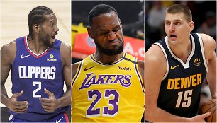 Kawhi Leonardas, LeBronas Jamesas, Nikola Jokičius