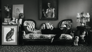 Rašytojas Trumanas Capote savo bute, Niujorke, 1977 m. © 1977 Arnold Newman. Getty Images