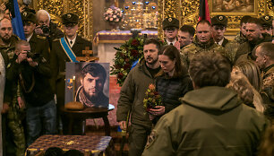 V.Zelenskis atvyko į laidotuves