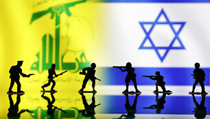 &bdquo;Hezbollah&ldquo; ir Izraelio vėliavos
