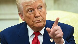 JAV prezidentas Donaldas Trumpas / SAUL LOEB / AFP