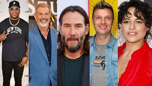 Flo Rida, Melas Gibsonas, Keanu Reevesas, Nickas Carteris, Michelle Rodriguez