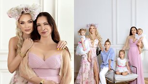 Sandra Skorupskaitė su &scaron;eima