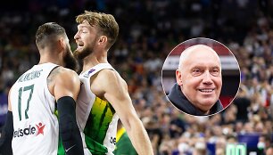 Domantas Sabonis ir Jonas Valančiūnas įvertino Lietuvos rinktinės situaciją ir Rimą Kurtinaitį