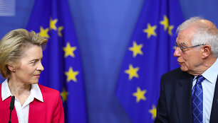 Ursula von der Leyen ir Josepas Borrellis