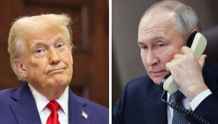 Donaldas Trumpas ir Vladimiras Putinas